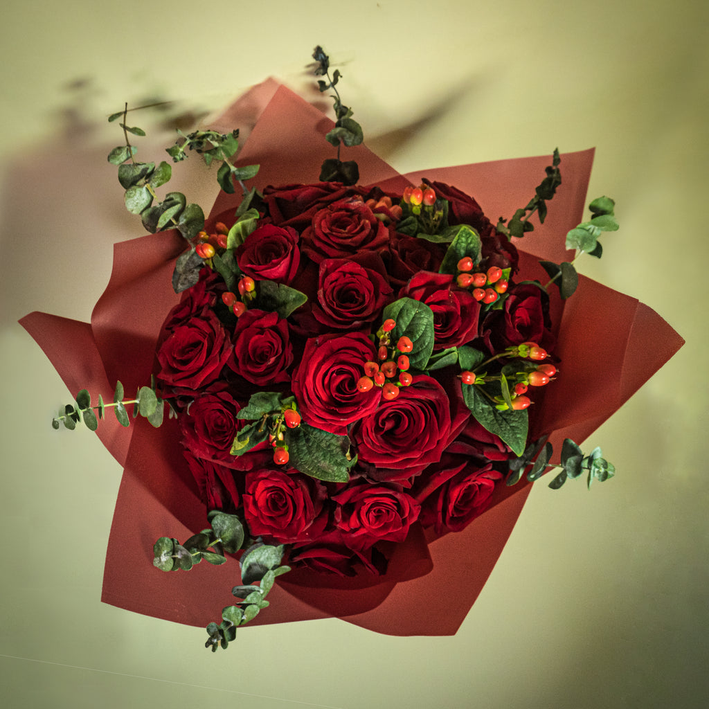 Ramo de 24 Rosas rojas