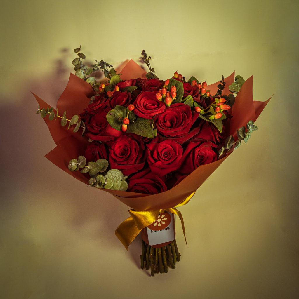 Ramo de 24 Rosas rojas